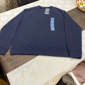 J. Crew Blue Crewneck Sweater Classic Knit
